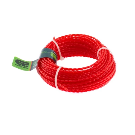 Леска для триммера овальная витая, 2.4 мм х 15 м, Россия Сибртех 961375 купить в Кургане