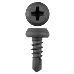 Саморезы ЗУБР "МАСТЕР" со сверлом фосфатированные, для крепления лист. металла до 2мм, полуцилиндр. головка, 3.8x11мм, 1000шт 4-300131-38-11