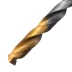 Сверло спиральное по металлу Denzel, 8 х 165 мм, Р6М5, Golden Tip, удлиненное, 718260 купить в Кургане