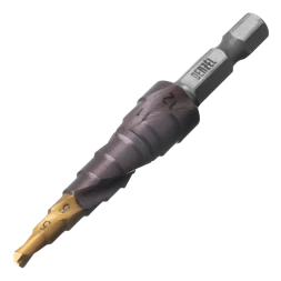 Сверло ступенчатое Denzel 723612, 4-5-6-7-8-9-10-11-12 мм, Р6М5К5, 6-гр. хвостовик