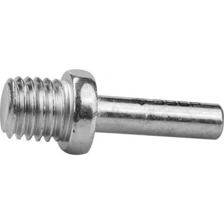 Переходник ЗУБР &quot;МАСТЕР&quot; оцинкованный, &quot;дрель-УШМ&quot; для опорных тарелок, d 8мм / М14 35787-S купить в Кургане