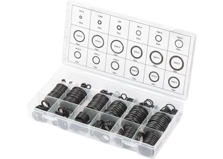 Набор резиновых уплотнительных прокладок D 3 - 23 мм 279 предметов СИБРТЕХ 47598 купить в Кургане