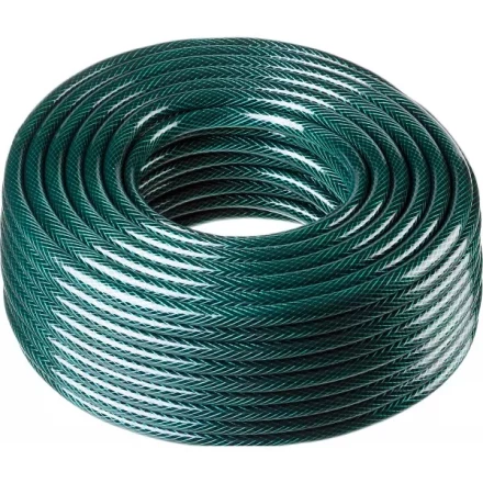 Шланг РОСТОК КЛАССИК поливочный, 15 атм., армированный, 3-х слойный, 1/2&quot;х50м 40308-1/2-50 купить в Кургане