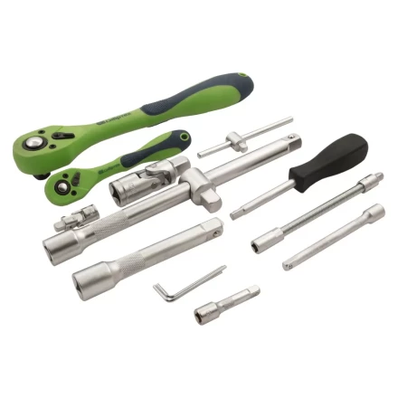 Набор инструментов 94 предмета, CrV, 1/2&quot;, 1/4&quot; Сибртех 13509 купить в Кургане