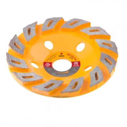 Чашка алмазная зачистная 125 мм Турбо Denzel 72970 купить в Кургане