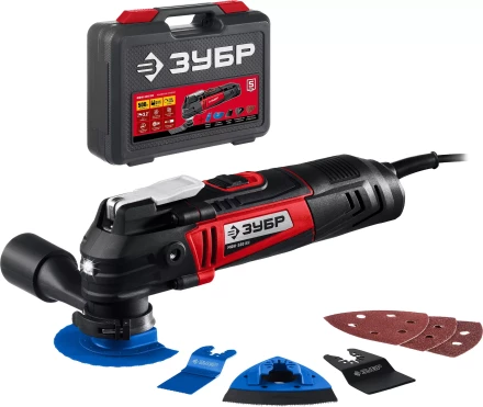 ЗУБР OQIS, 500 Вт, реноватор, кейс, набор насадок (МФИ-500 КН) купить в Кургане