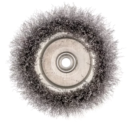 Щетка для УШМ 150 мм М14 чашка витая проволока Сибртех 746077 купить в Кургане