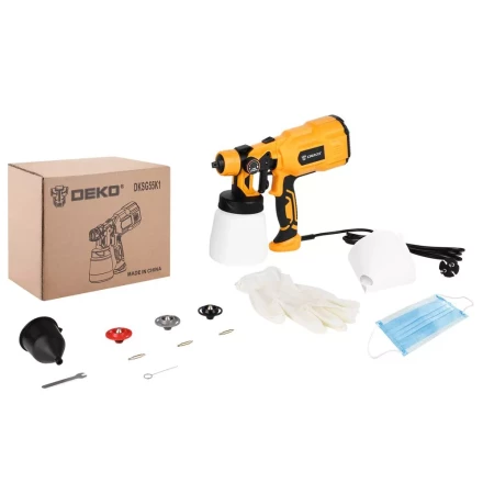 Краскопульт электрический DKSG55K1 HVLP DEKO, 018-1043 купить в Кургане