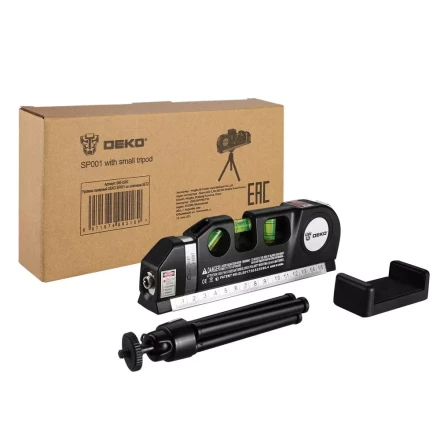 Уровень лазерный SP001 SET2 DEKO, 065-0200, со штативом купить в Кургане