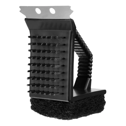 Щетка для чистки гриля 3 в 1 (щетка, скребок, губка), Camping// Palisad 69703 купить в Кургане