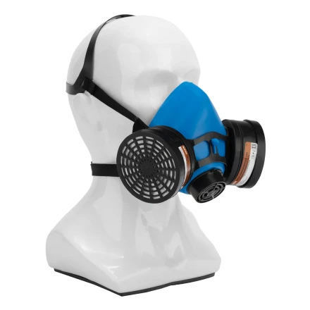 Полумаска изолирующая ИСТОК-300/400 со сменными комбинированными фильтрами А1Р1 892437 купить в Кургане