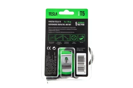 Рулетка TESLA 5м х 25мм (T-5) купить в Кургане