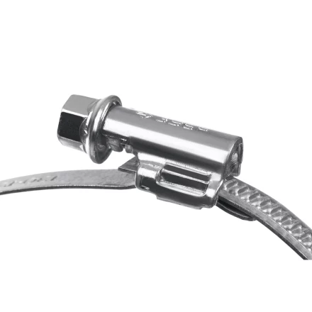 ЗУБР Х-9Н, 120 - 140 мм, накатная лента 9 мм, цинк, 10 шт, червячный хомут (37807-140) купить в Кургане