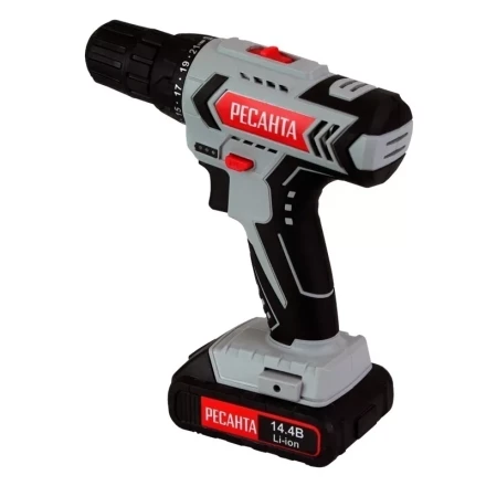 Дрель-шуруповерт аккумуляторная Ресанта ДА-14-2ЛК 75/14/4 купить в Кургане