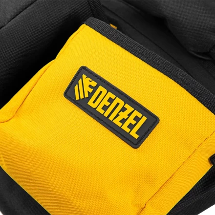 Пояс монтажника усиленный, с лямками, сумки поясные, держатель для молотка// Denzel 90290 купить в Кургане