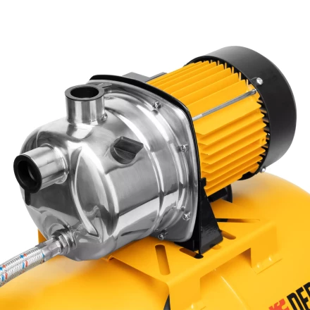 Насосная станция Denzel 97311, PSL1100X, 1100 Вт, 3600 л/ч, ресивер 50 л, подъем 45 м, нержавейка купить в Кургане