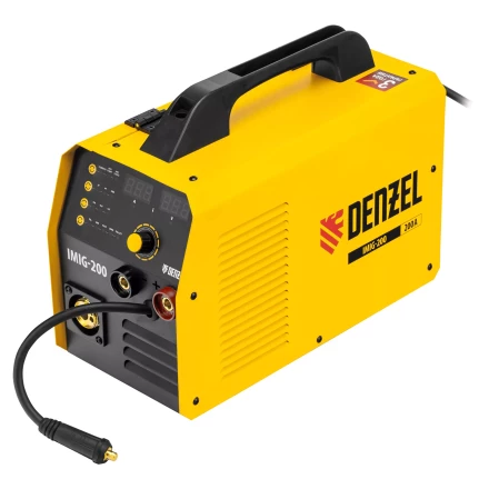 Аппарат инвертор. полуавтомат. cварки IMIG-200, 200 А, ПВ 60%, катушка 5 кг// Denzel 94361 купить в Кургане