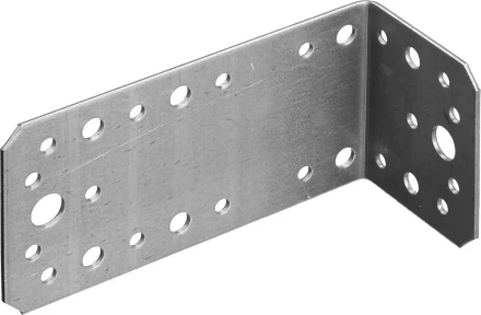 Крепежный уголок ЗУБР &quot;МАСТЕР&quot; асимметричный, 90х70х140мм, 1шт 310156-90 купить в Кургане