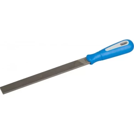 Напильник ЗУБР &quot;ПРОФЕССИОНАЛ&quot; плоский, двухкомпонентная рукоятка, № 3, 200мм 1611-20-3 купить в Кургане