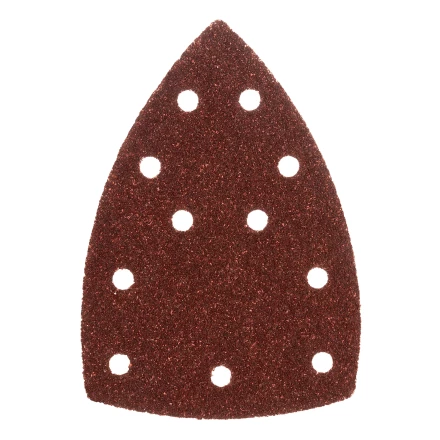 Треугольник абразивный на ворc. подложке под &quot;липучку&quot;, перф., P 40, 150х150х100 мм, 5 шт. Denzel 738577 купить в Кургане