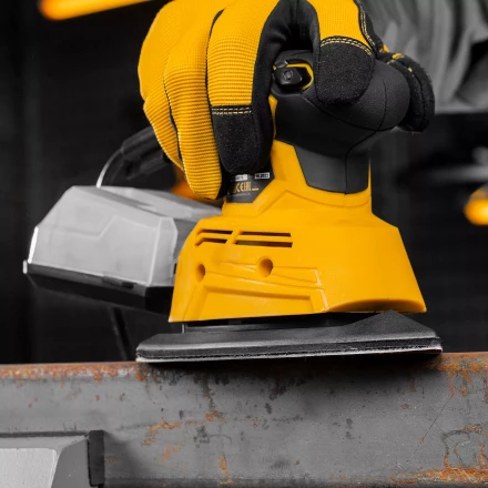 Треугольник абразивный на ворc. подложке под &quot;липучку&quot;, перф., P 40, 150х150х100 мм, 5 шт. Denzel 738577 купить в Кургане