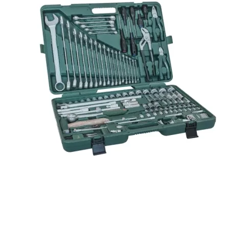 Набор головок торцевых универсальный 1/2&quot;DR 8-32мм  1/4&quot;DR 4-13мм  ключи комбинированные 6-32мм отвертки  128 предметов S04Н524128S  Jonnesway 48372 купить в Кургане