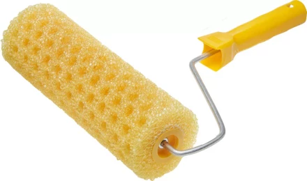 Валик &quot;ГОРОШЕК СТРУКТУРНЫЙ&quot; поролон, ручка 6мм, STAYER Standard 0369-24 купить в Кургане