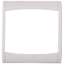 Панель СВЕТОЗАР "ЭФФЕКТ" накладная, цвет белый, 1 гнездо SV-54445-W