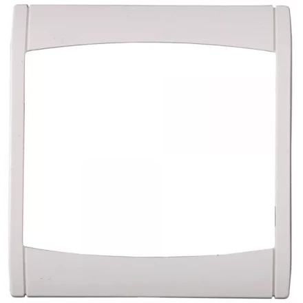 Панель СВЕТОЗАР &quot;ЭФФЕКТ&quot; накладная, цвет белый, 1 гнездо SV-54445-W купить в Кургане