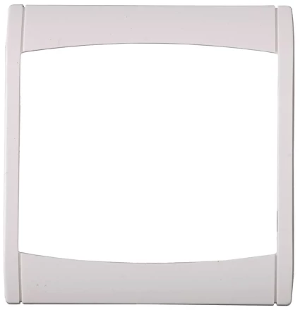 Панель СВЕТОЗАР &quot;ЭФФЕКТ&quot; накладная, цвет белый, 1 гнездо SV-54445-W купить в Кургане