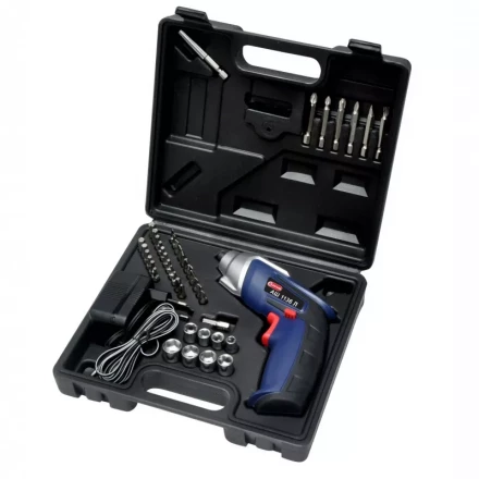 Аккумуляторный шуруповерт (отвертка) Диолд АШ-1136 Л (44 предмета) купить в Кургане