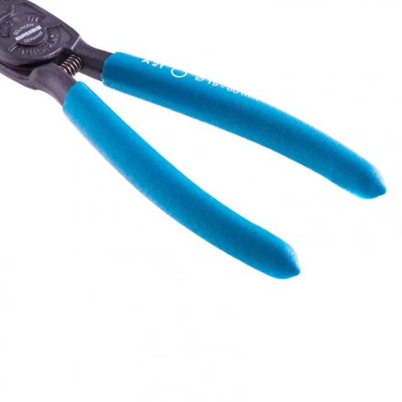 Съемник 165 мм для внешних стопорных колец (19-60 мм) изогнутые губки Gross 18341 купить в Кургане