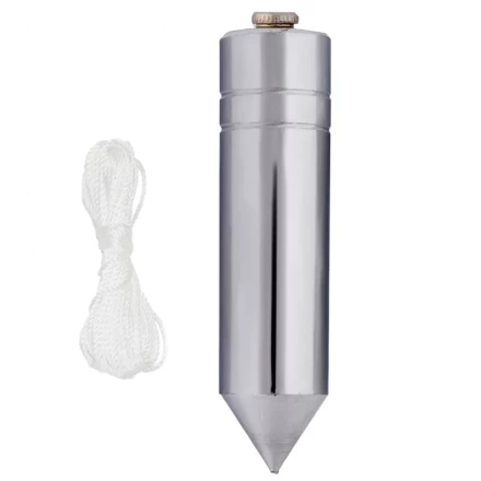 Отвес цилиндрический 400 г шнур 5 м Matrix 84889 купить в Кургане