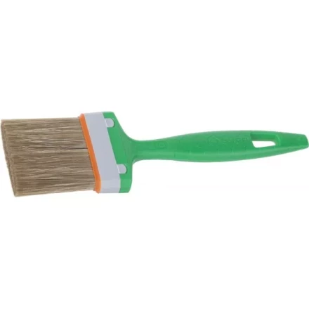 Кисть плоская ЗУБР &quot;ЛАЗУРЬ-СТАНДАРТ&quot;, смешанная щетина, пластмассовая ручка, 2,5&quot;/63мм 01017-063 купить в Кургане