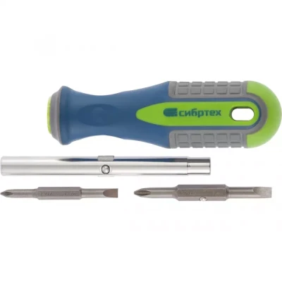 Отвертка комбинированная SL5,0 Ph1 SL6,0 Ph2 Сибртех 13377