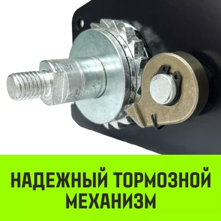 Лебедка ручная барабанная с тормозом HITCH HWB 1100 1100 кг лента 10 м (SZ073179) купить в Кургане