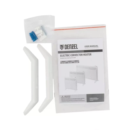 Конвектор электрический XCE-2000, 230 В, 2000 Вт, X-образный нагреватель Denzel 98117 купить в Кургане