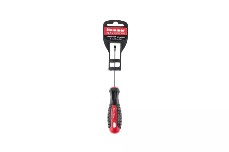 Отвертка HAMMER 601-018 SL-3x75мм купить в Кургане