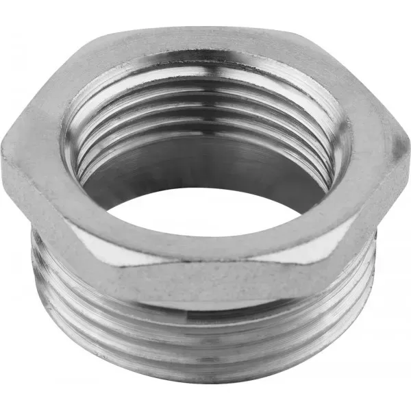 Футорка ЗУБР "ЭКСПЕРТ", никелированная латунь, 1/2" х 3/8" 51281-1/2-3/8 купить в Кургане