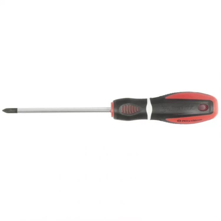Отвертка Fusion Ph1 х 150 мм CrV 3-х компонентная рукоятка anti slip MTX 114399 купить в Кургане
