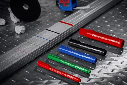 ЗУБР МП-50 зеленый, 0.5 мм перманентный маркер (06321-4) купить в Кургане