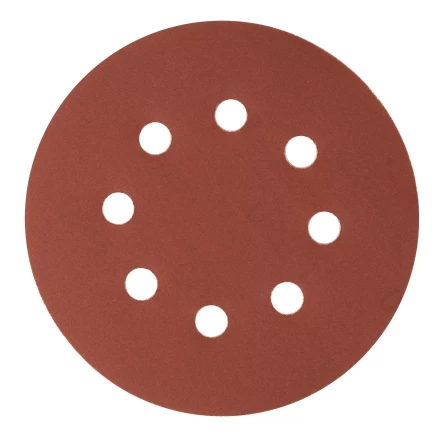 Круг абразивный на ворсовой подложке под &quot;липучку&quot;, перфорированный, P 500, 125 мм, 5 шт Сибртех 738157 купить в Кургане