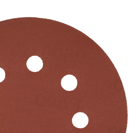 Круг абразивный на ворсовой подложке под &quot;липучку&quot;, перфорированный, P 500, 125 мм, 5 шт Сибртех 738157 купить в Кургане
