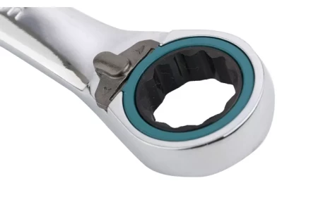 Набор ключей комбинированных с трещоткой, 8 - 19 мм, 7шт., реверсивные, CrV GROSS 14892 купить в Кургане