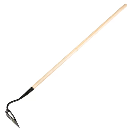 Мотыга стальная усиленная Сибртех, 190 х 60 х 1430 мм, деревянный черенок, Россия, 62283 купить в Кургане