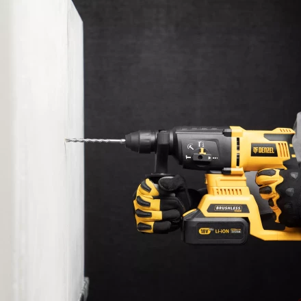 Бур по бетону Denzel, 6 x 160 мм, двойная спираль, три пылеотводящие кромки, 705006 купить в Кургане