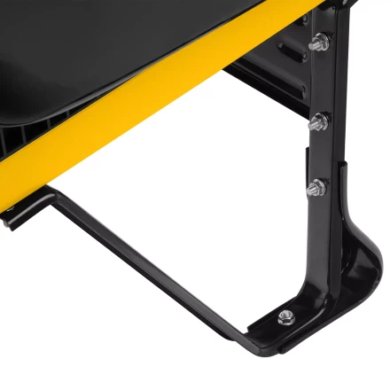 Тачка строительная усиленная объем 140 л 250 кг двухколесная колесо 15х6.00-6 Denzel 69000 купить в Кургане