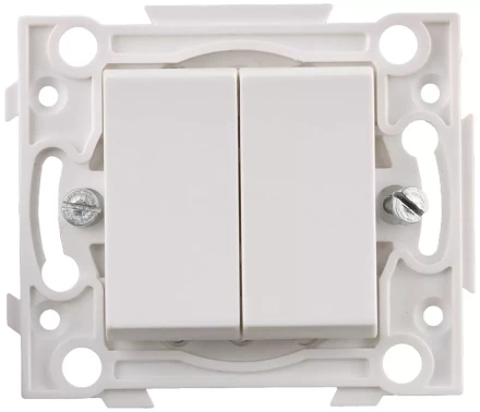 Выключатель СВЕТОЗАР проходной двойной SV-55231-2 купить в Кургане