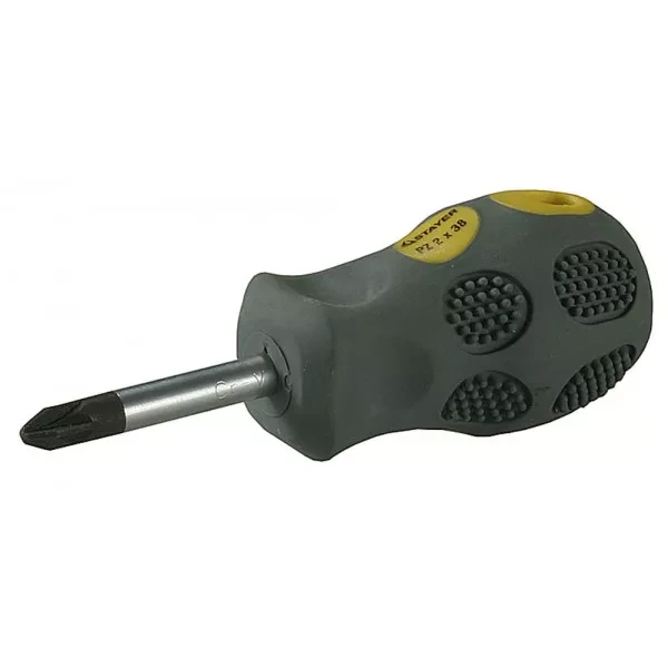 Отвертка STAYER "PROFESSIONAL" "MAX-GRIP" слесарная, Cr-V, намагниченная, PZ №2х38мм 25822-38-2 G купить в Кургане