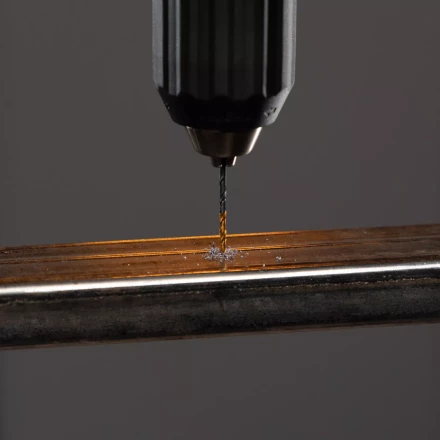 Сверло по металлу, 2,5 мм, HSS-Tin, Golden Tip, 10 шт. Denzel 717204 купить в Кургане